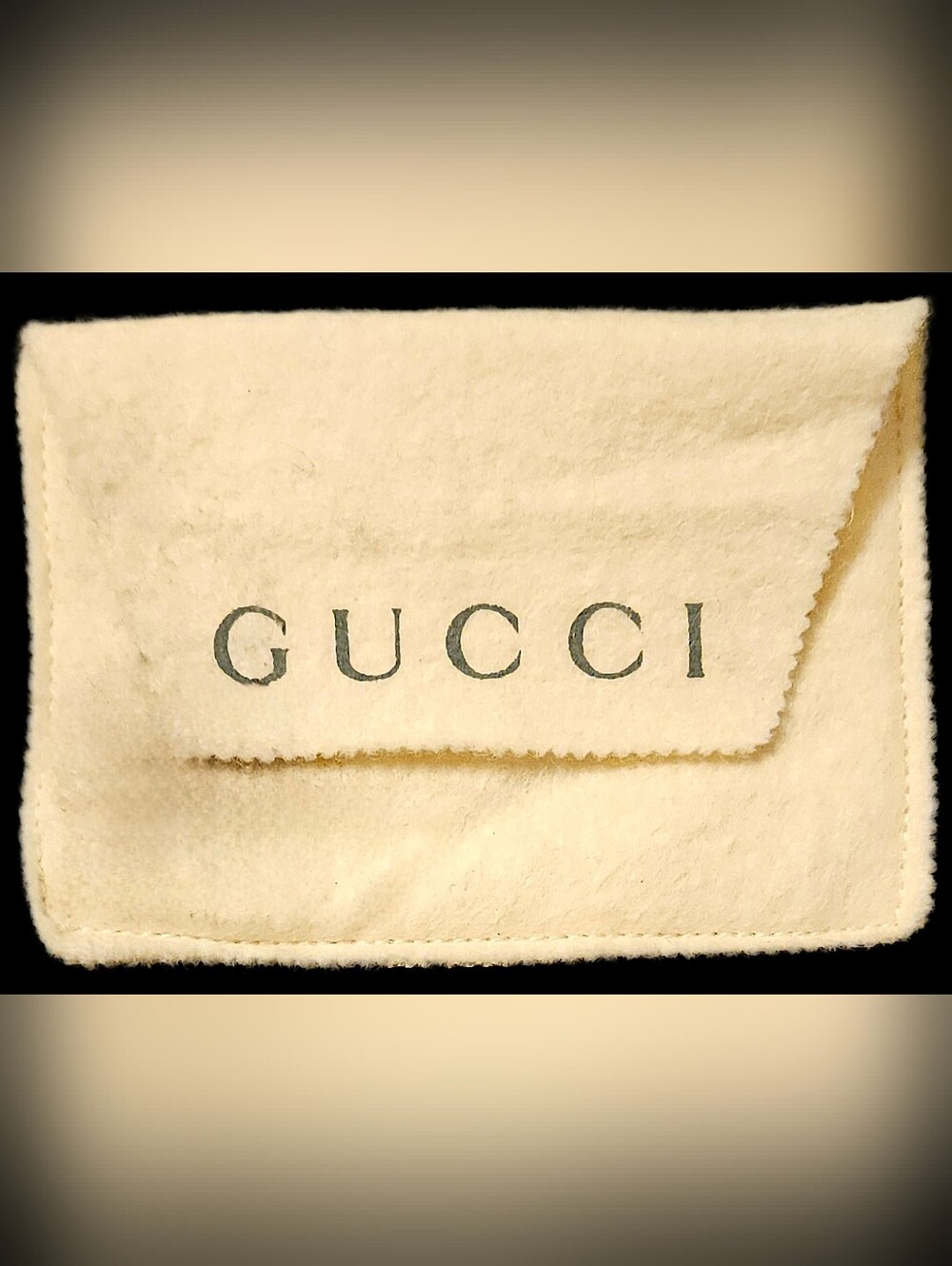 RARE Vintage Gucci Mini Envelope Dust Bag Card Holder Jewelry Coin Pouch
